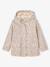 Printed hooded raincoat for girls multicoloured+navy blue+vanilla 