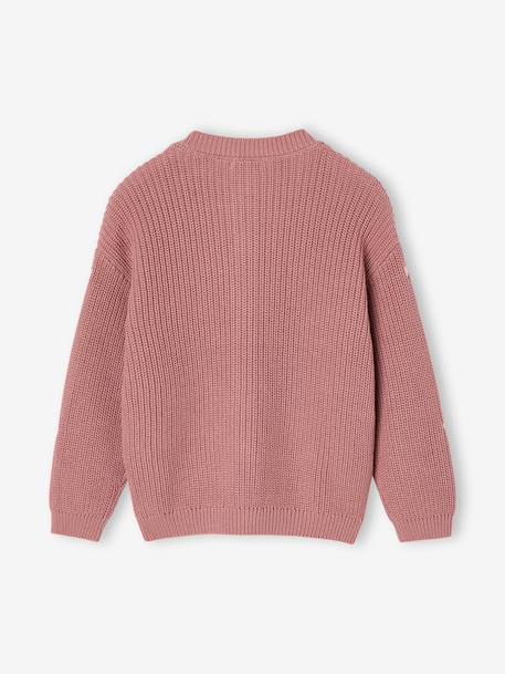 Fancy Cardigan for Girls blush+ecru+grey blue+olive+vanilla 