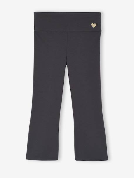 Wide Leg Dance Leggings for Girls anthracite 