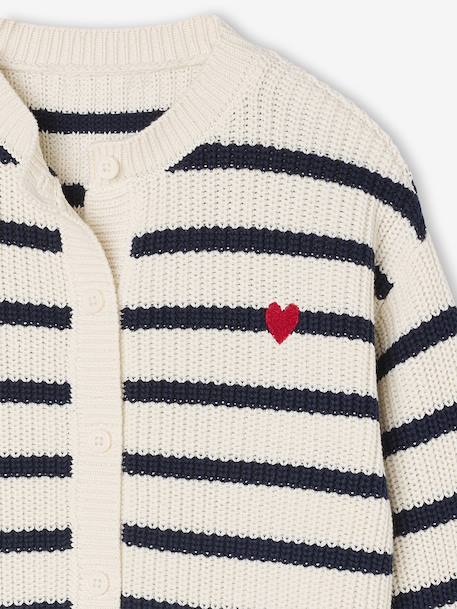 Fancy Cardigan for Girls blush+ecru+grey blue+olive+vanilla 