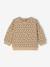Sweatshirt with leopard print taupe+vanilla 