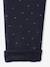 Leggings Lined in Polar Fleece for Girls BROWN LIGHT ALL OVER PRINTED+chocolate+dark grey+dusky pink+ink blue+printed grey 