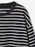 Striped T-Shirt for Boys, JONEN anthracite+green 