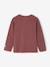 Flocked Long-Sleeved T-Shirt for Boys dusky pink+sage green 
