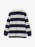 Striped Polo Shirt for Boys aqua green+green+marl grey+navy blue+ochre 