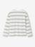Long-Sleeved T-Shirt with Striped Effect for Boys striped white 