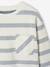 Long-Sleeved T-Shirt with Striped Effect for Boys striped white 