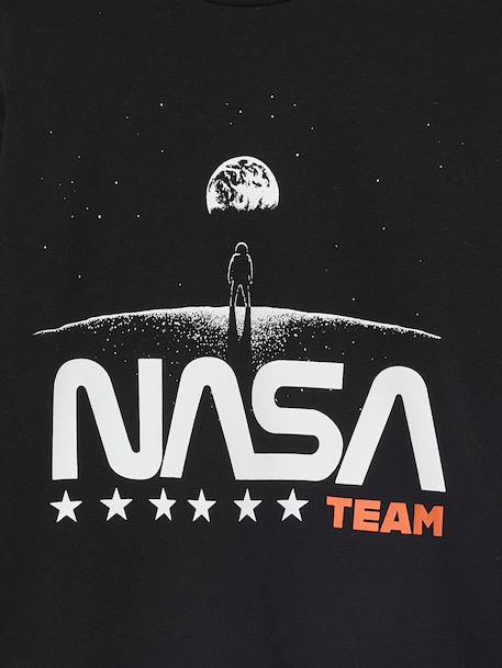 T-shirt with long sleeves NASA® for boys black 