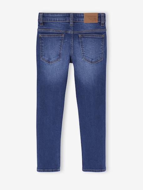 Skinny Leg Adjustable Waist Jeans for Boys double stone+stone 