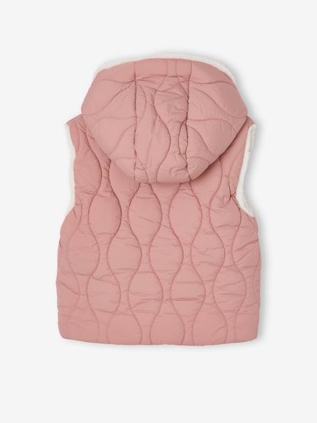 Reversible Lightweight Jacket for Girls dusky pink 