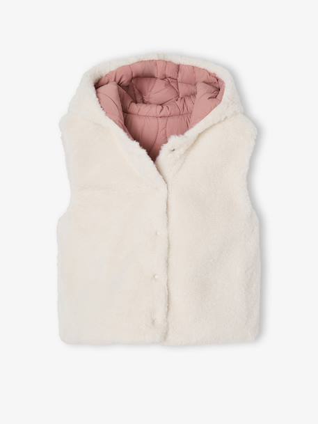 Reversible Lightweight Jacket for Girls dusky pink 