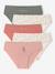 Pack of 5 Assorted Briefs for Girls rose 
