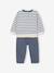 Sweatshirt + trouser set for babies grey blue 