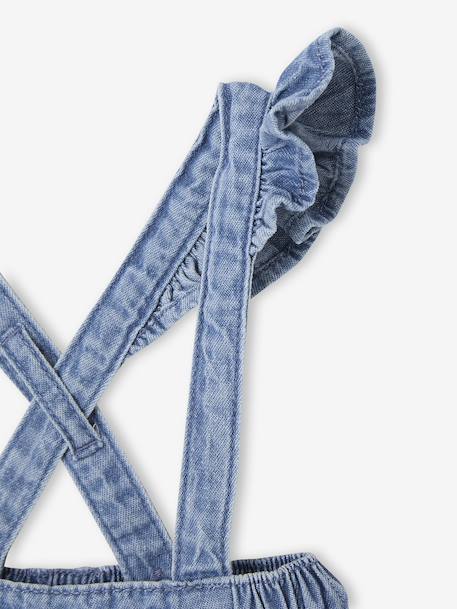 Denim Pinafore Skirt stone 