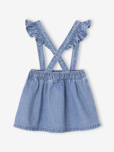 Denim Pinafore Skirt stone 