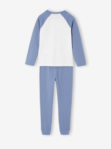 Pack of 2 Pyjamas with Vehicle Print for Boys night blue 