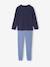 Pack of 2 Pyjamas with Vehicle Print for Boys night blue 