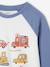 Pack of 2 Pyjamas with Vehicle Print for Boys night blue 