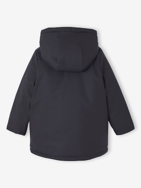 Raincoat with Sherpa Lining for Girls anthracite+indigo+multicoloured+pale pink 