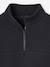 Sports Sweatshirt with Zip on the Neckline & Basketball on Sleeve for Boys anthracite+hazel 