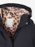 Raincoat with Sherpa Lining for Girls anthracite+indigo+multicoloured+pale pink 