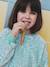 Sequinned Sweatshirt for Girls mauve+turquoise 