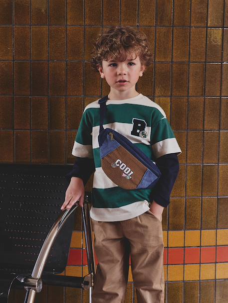 Velvet 'Cool School' boy's bum bag night blue 