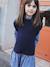 2-in-1 Dress for Girls navy blue 