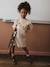 Floral Dress in Cotton Gauze for Girls ecru 