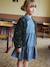 Knitted Cardigan with Animal Pattern, for Girls brown+chocolate+ecru+green 