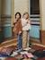 Medium Fit Wide Leg MorphologiK Trousers for Girls coral+grey green+khaki+old rose 