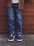 Jeans straight morphological medium for boys Dark Blue+Denim Blue 