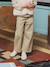 Medium Fit Wide Leg MorphologiK Trousers for Girls coral+grey green+khaki+old rose 