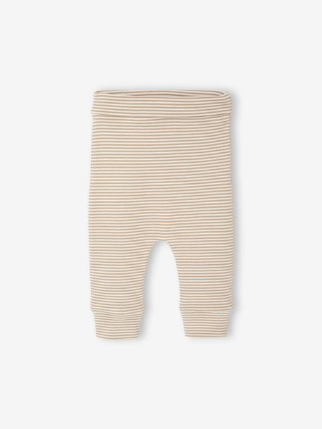 4-Piece Size-Adaptable Set for Newborns: Bodysuit + Leggings + Bib + Comforter ecru 