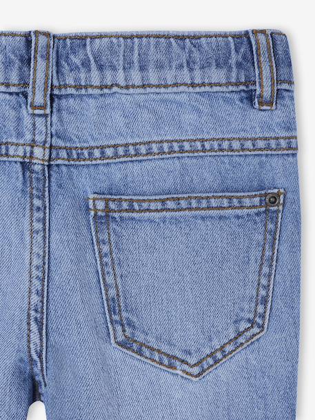 Elasticated Wide Leg Jeans, Adjustable Waist brut denim+stone 