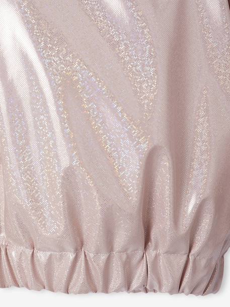 Lined Shiny-Effect Windcheater for Girls pale pink 