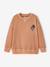 Pack of 2 Plain Long-Sleeved Sweatshirts for Boys, JONEN caramel 