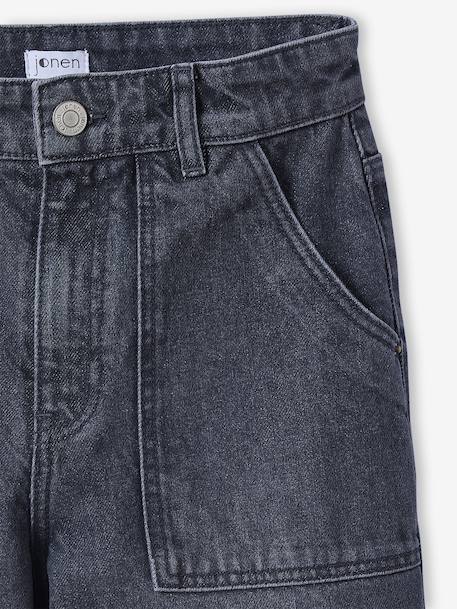 Wide-Leg Carpenter Trousers for Girls, JONEN deep blue+denim grey+medium blue 