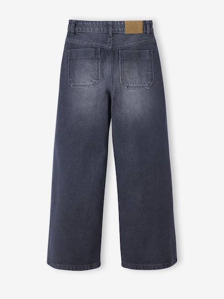 Wide-Leg Carpenter Trousers for Girls, JONEN deep blue+denim grey+medium blue 