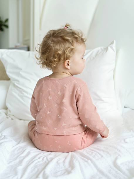 Floral newborn outfit rose 