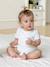 Pack of 2 of short-sleeved pointelle baby bodysuits pale yellow 