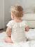 Baby bodysuit with a frilled collar ecru 