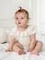 Baby bodysuit with a frilled collar ecru 