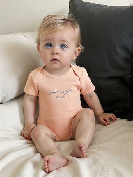 5-pack of short-sleeved bodysuits ecru 