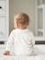 Pack of 2 Velour Sleepsuits with Front Opening for Babies cappuccino+rose 