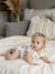 5 pack of short-sleeved baby bodysuits, Hot Air Balloon design ecru 