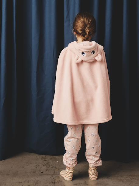 Dress-Up Cat Pyjamas for Girls pale pink 
