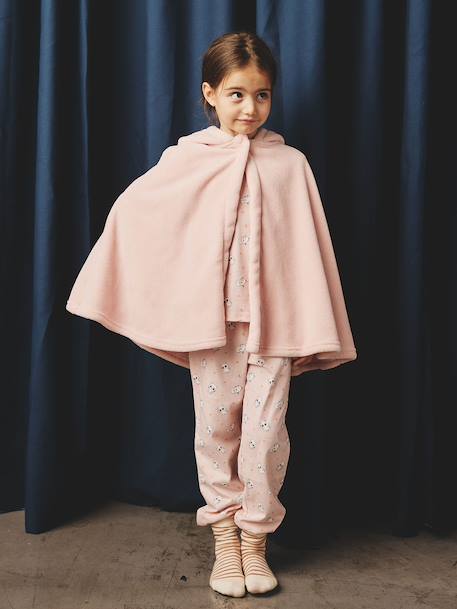 Dress-Up Cat Pyjamas for Girls pale pink 