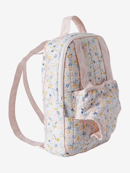Baby-Carrying Backpack for Dolls, Cherry red+white 