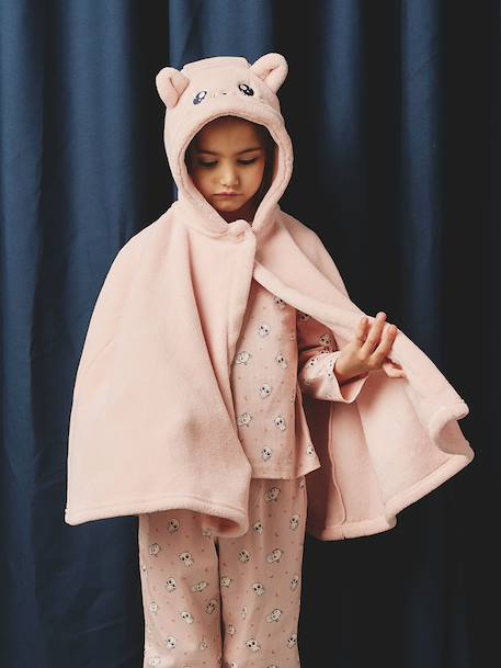 Dress-Up Cat Pyjamas for Girls pale pink 